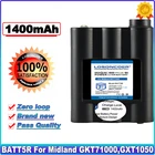 Аккумулятор BATT5R BATT-5R для ALAN G7 MIDLAND GXT800 GXT400 GXT1050 GXT300 PB-ATLG7 LXT310 LXT350 LXT410 Nautic NT1VP, 2 шт.лот