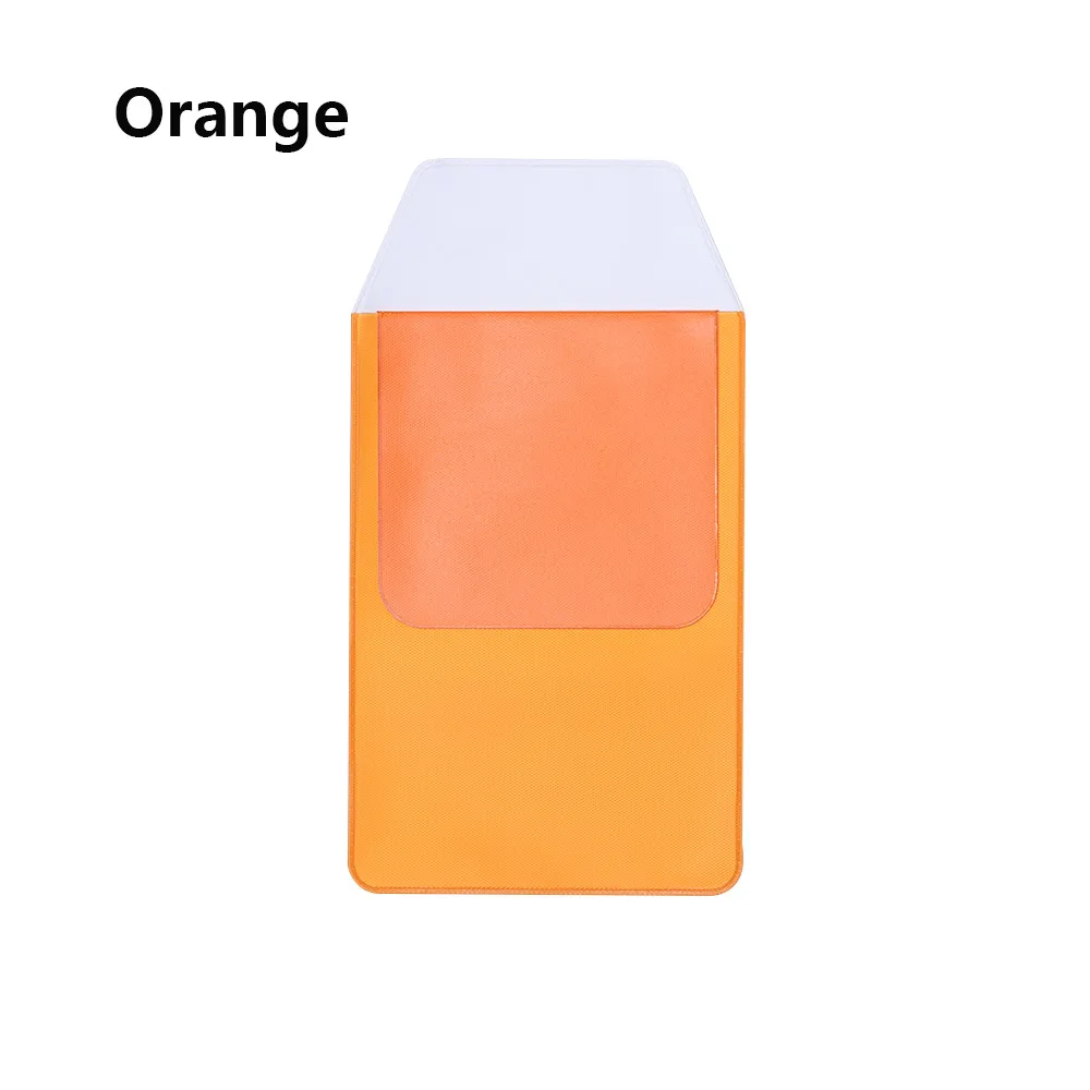 orange 1 шт. цветной ПВХ Карманный Протектор герметичная Защитная ручка сумка доктора медсестры сумка для ручки утечки офисных больниц - Цвет: orange