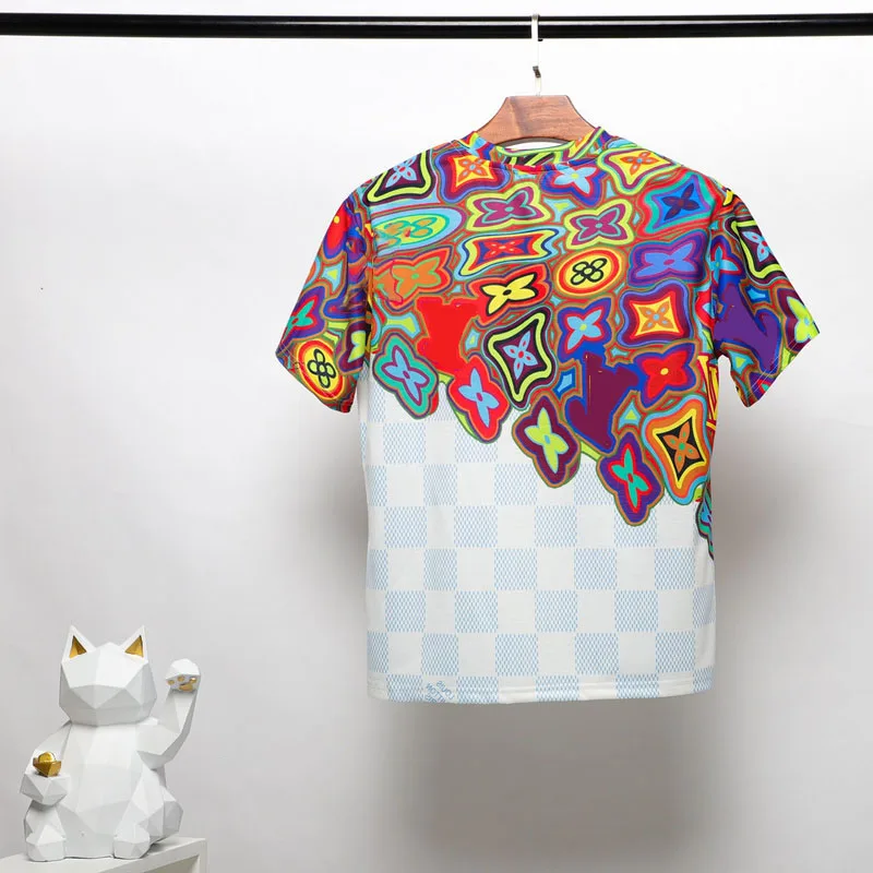 

Colorful Basic Cotton T Shirt Women Men Summer New Oversized Casual Loose Tshirt O Neck T-Shirt Female Tops Luxury Design