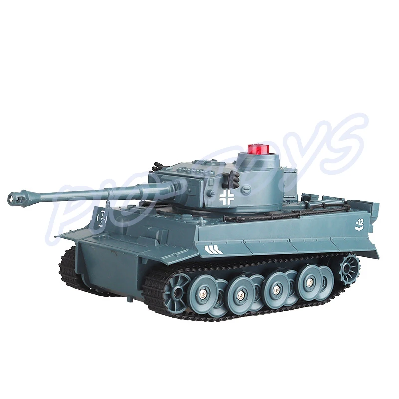 Детский подарок на день 2 4G 1/30 RC большой Военный танк электрический пульт