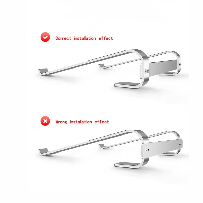 

11-18 inch Aluminum Alloy Laptop Stand Portable Base Notebook Stand Holder For Macbook Air Pro Non-slip Computer Cooling 62KA