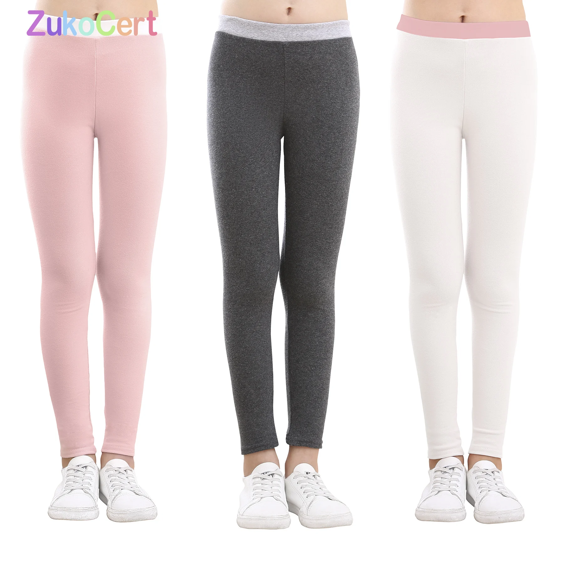 Хлопковые леггинсы для всей семьи женщин и детей мамы дочки Повседневная теплая