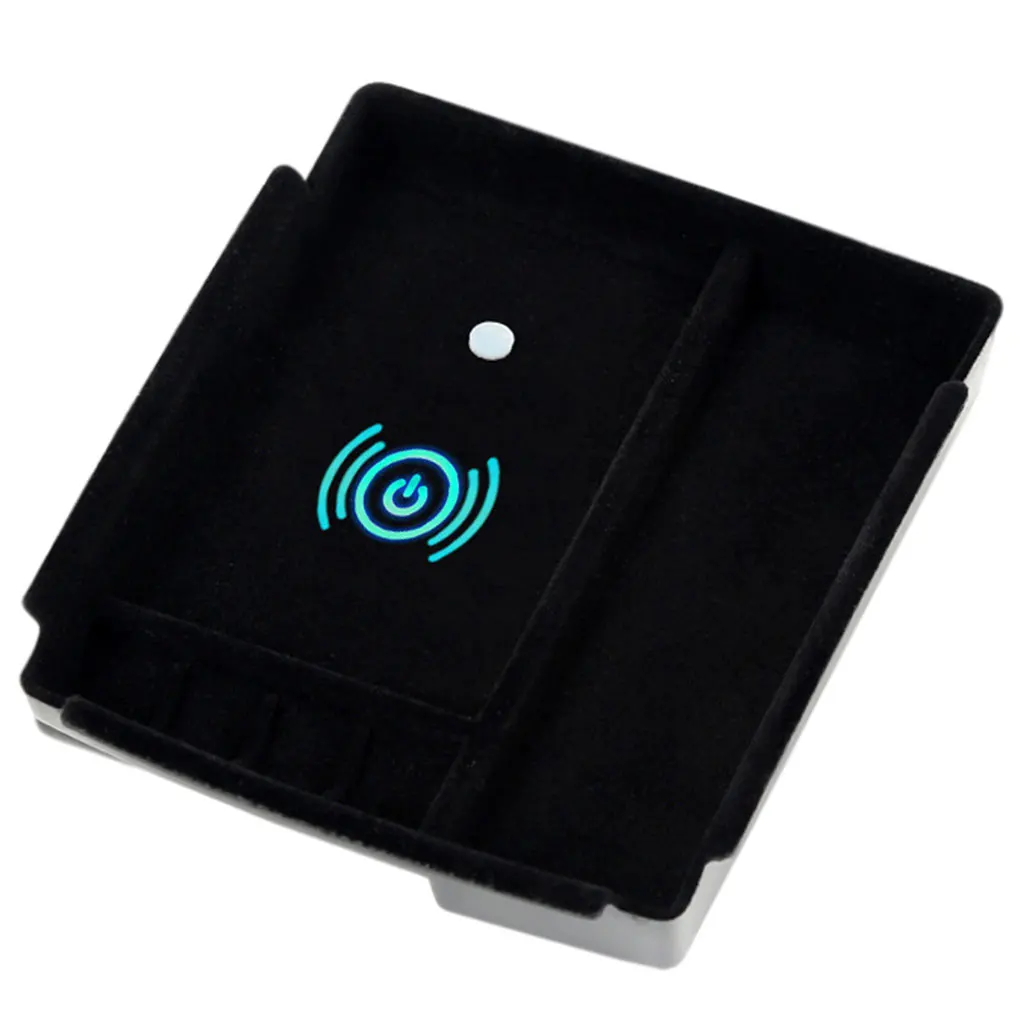 Автомобильное беспроводное зарядное устройство Флокированный центральный