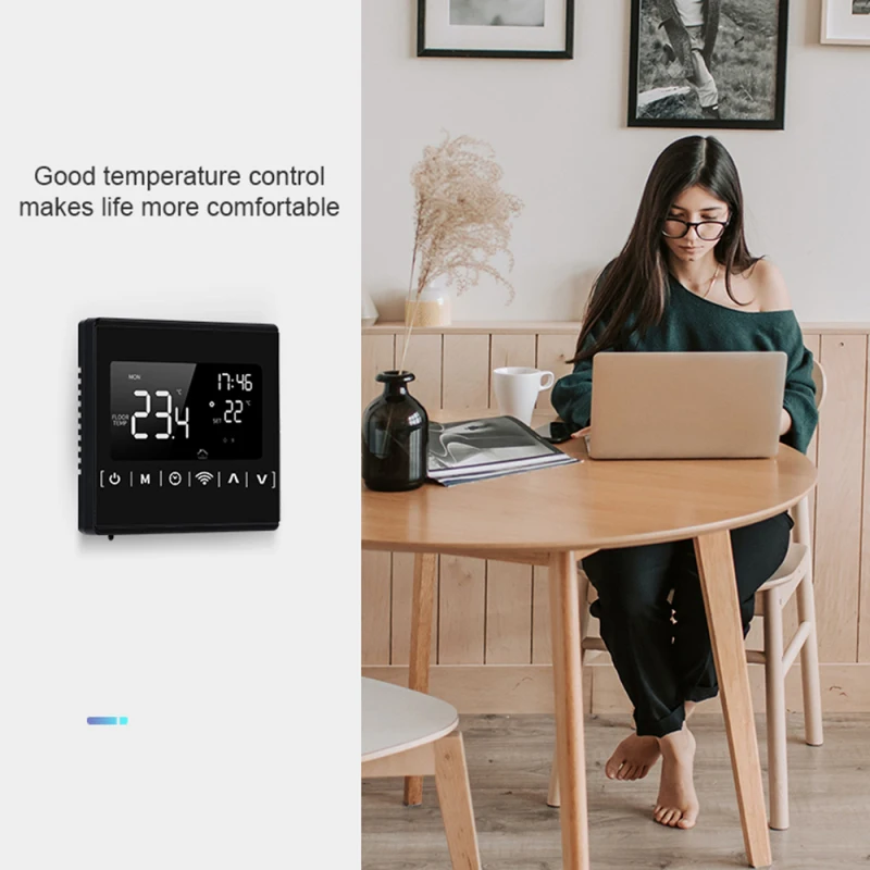 WiFi Smart Thermostat For Central Air Conditioner Fan Coil Units FCU Room Temperature Controller Cooling Heating Ventilation | Электроника