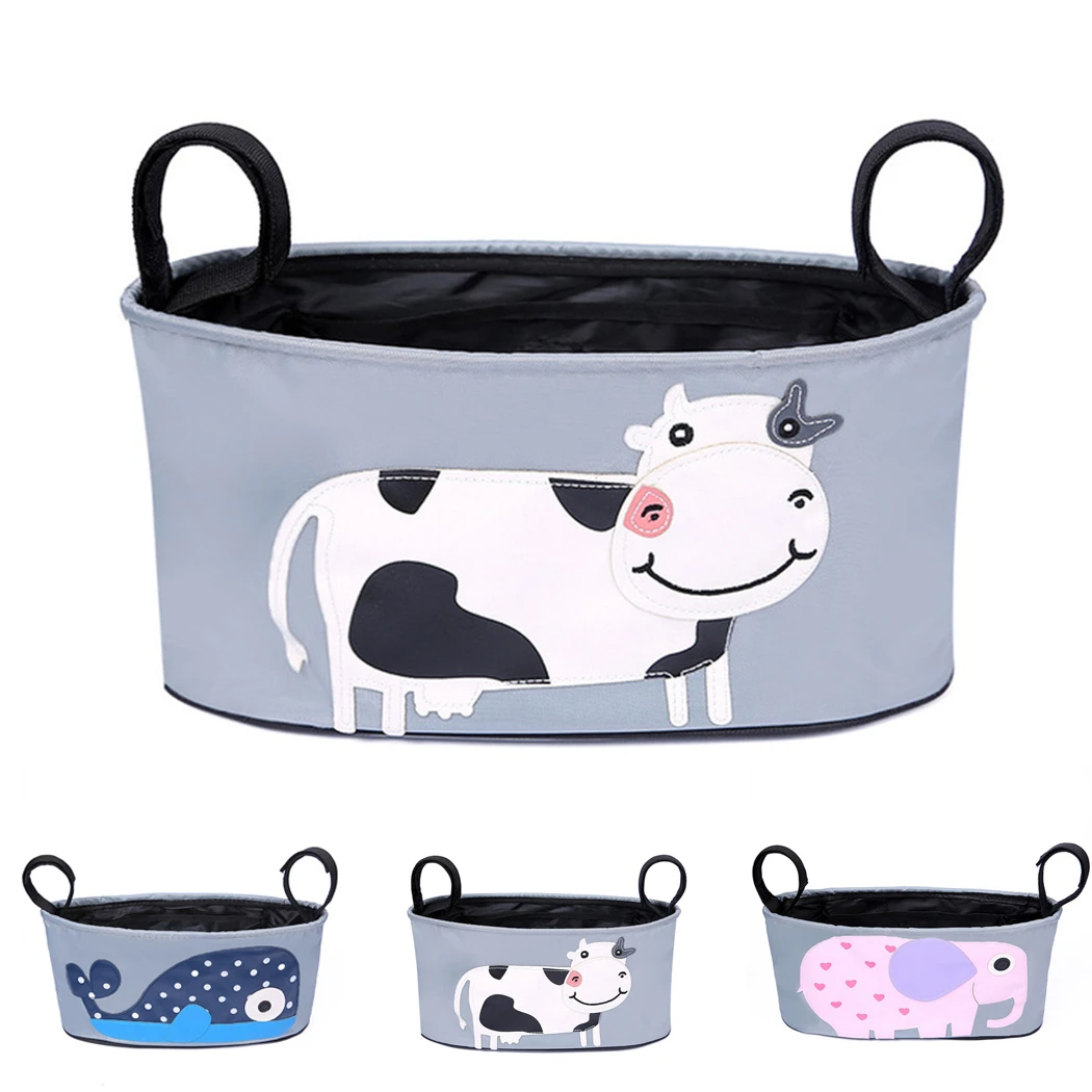 

Симпатичный органайзер для детской коляски, сумка для подгузников, крючок, подвесная сумка для мам, водонепроницаемая сумка для бутылок, мультяшная сумка для коляски, сумка для подгузников