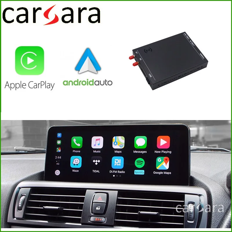 

Беспроводной автомобильный декодер CarPlay Android для BMW F20 F21 F22 F23 F30 F31 F32 F33 F34 F36 F01F56 NBT CIC EVO Mirrorlink IOS