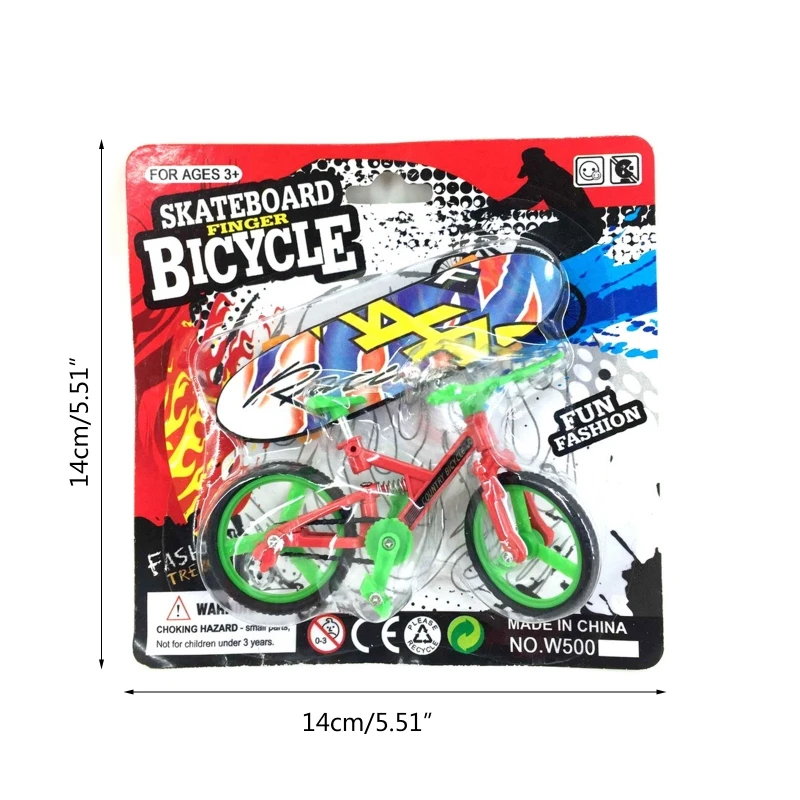 

New MIni Skateboard and Bike Set Finger Skateboard Bike Toy Kids Teen Toy