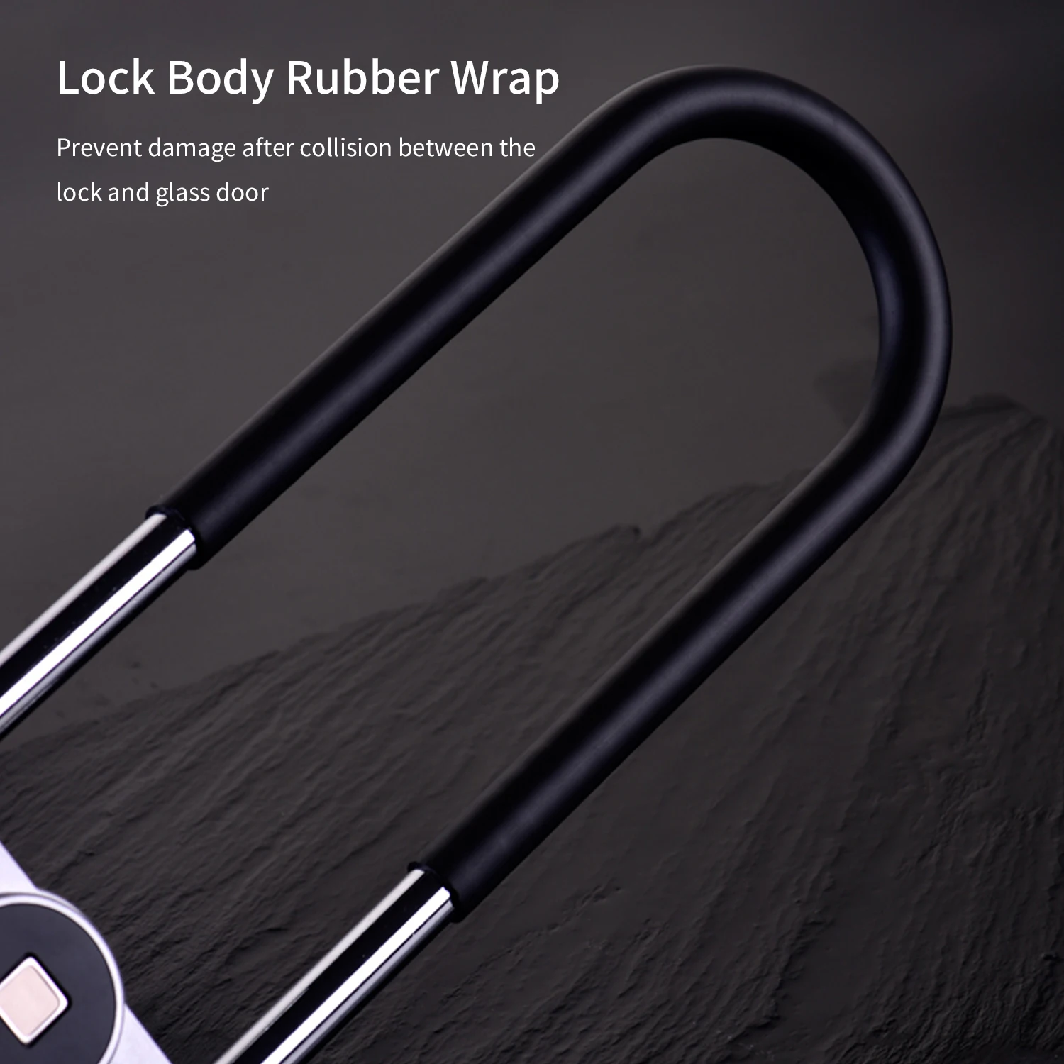 U образный замок со сканером отпечатков пальцев интеллектуальный с приложением BT