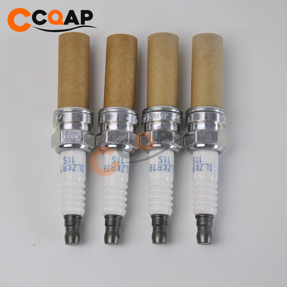 4x 12290 R48 H01 ILZKR7B 11S Iridium Свеча зажигания для Acura MDX TSX TL Honda Accord 12290R48H01 ILZKR7B11S|Свечи и