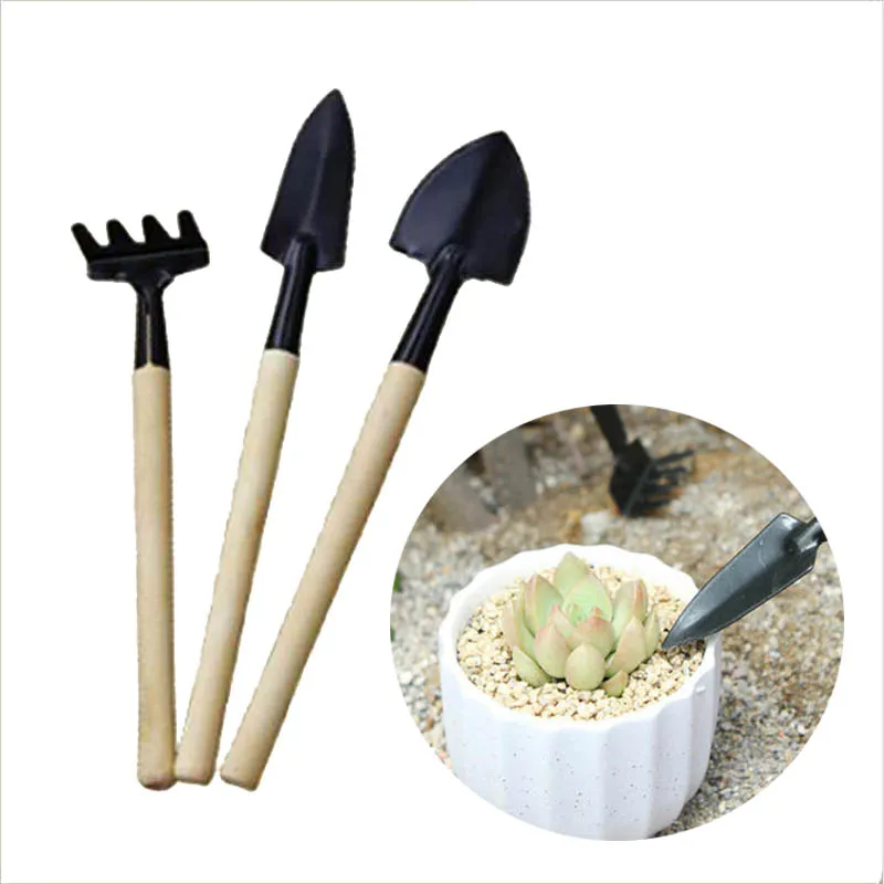 3 шт./компл. Мини садовые инструменты из нержавеющей стали горшечные растения