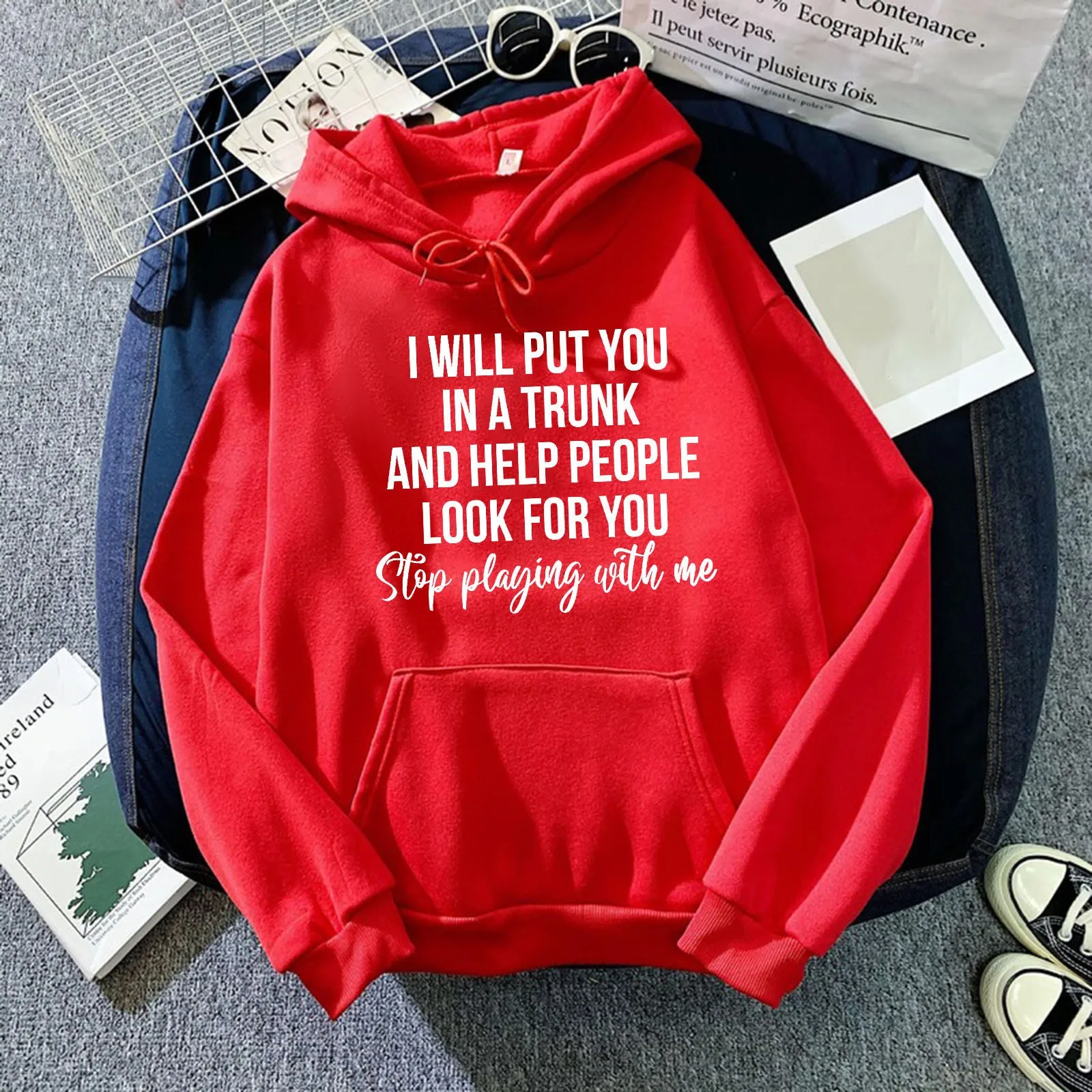 Harajuku Cute Printed Hoodies Womens Print Long-Sleeve Sweatshirt Casual Blouse Pullover Streetwear Loose Sweatshirts Moletom