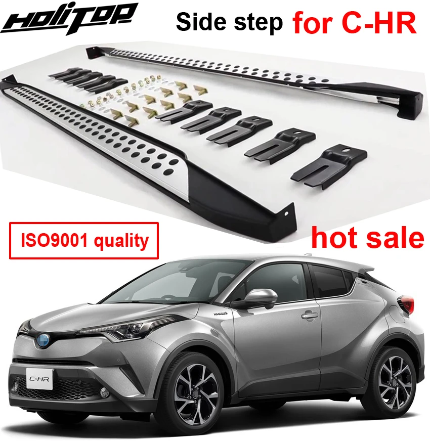 Новое поступление для toyota CHR C HR 2017 2021 Бег подножка бар педали отличный