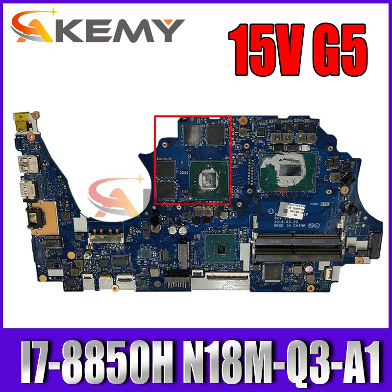 

Для ноутбука HP Zbook 15V G5, материнская плата L25093-001 DPF52 L25093-601 DDR4 SR3YZ LA-F851P 100% протестирована