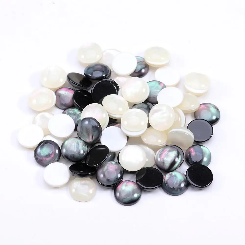 Круглые бусины из смолы кабошон диаметр 10 12 мм 30 шт./лот | Бусины
