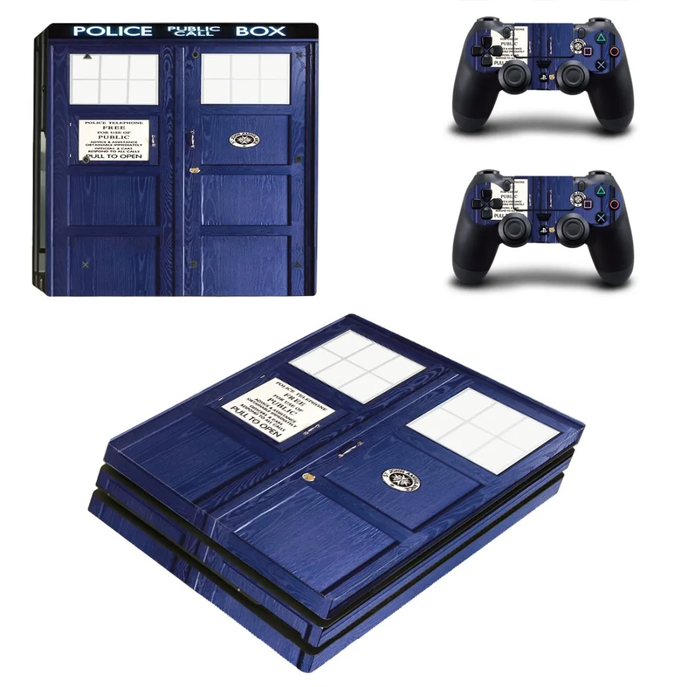 

Наклейка Doctor Who Tardis PS4 Pro, наклейка Play station 4, наклейки для PlayStation 4 PS4 Pro, скины для консоли и контроллера виниловые