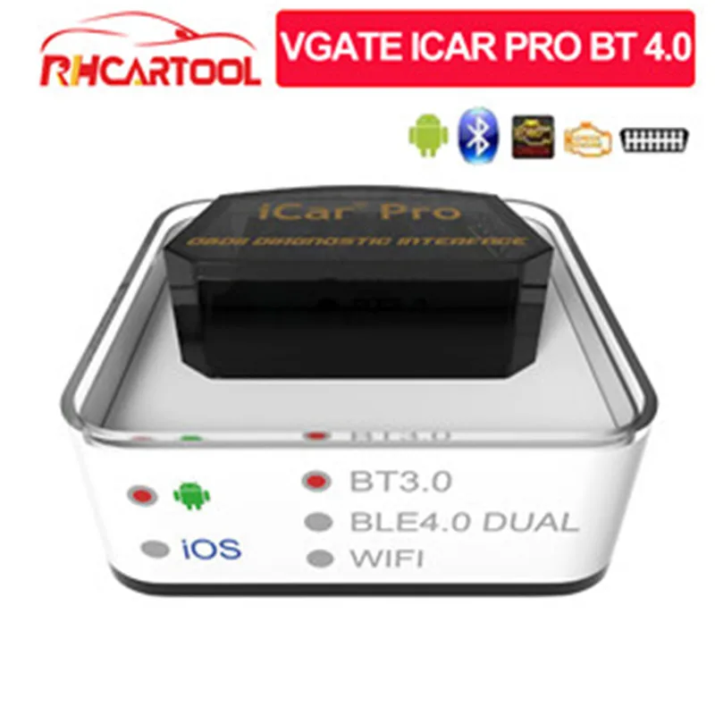 OBD2 сканер Vgate iCar Pro BT 4 0 для Android/IOS Bluetooth WIFI ELM 327 V2.1 автомобильный диагностический