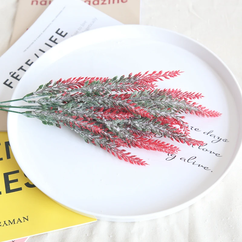 

LuanQI 1Pc Artificial Provence Lavender Wholesale Fake Flower Bouquet Manual Diy Vases For Home Artificial Flowers High Quality