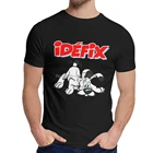 Футболка унисекс Asterix и Obelix Dogmatix Idefix Ideafix Obelix, качественная хлопковая Классическая футболка с круглым вырезом в стиле хип-хоп
