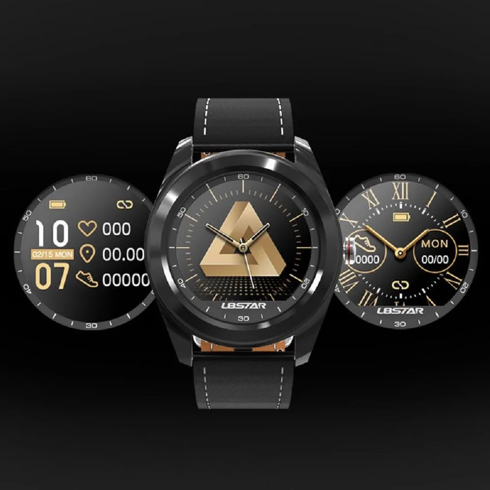 B6 Smart Fitness Watch ECG PPG HRV Heart Rate Blood Pressure Sleep Monitor Health Tracker Sport Bussiness IP68 Shake Control