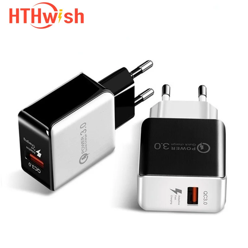 

5V3A fast charging 18w mobile phone charger QC3.0 mobile phone adapter mobile phone accessories for iPhone Xiaomi Huawei Samsung