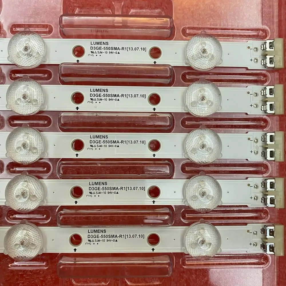 10 шт. оригинальный светодиодная подсветка полосы для Samsung UN55J6201 UN55H6203 UN55J6200 UE55J6200