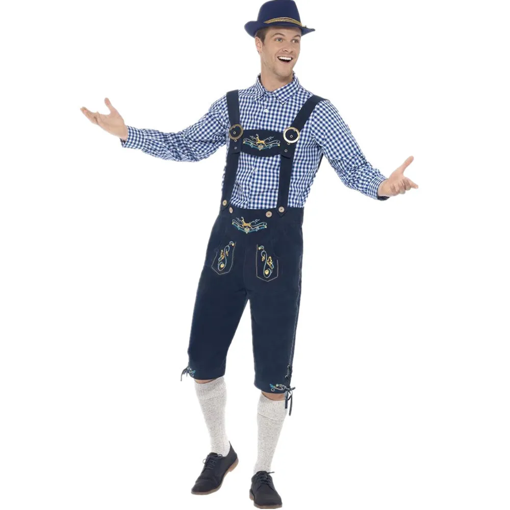 Костюм Октоберфест Lederhosen баварский пивной фестиваль костюмы для косплея