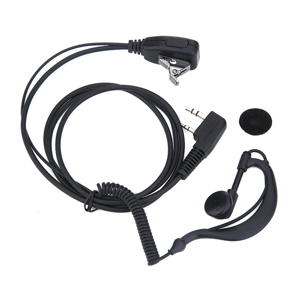 2-контактный флуоресцентный микрофон для BAOFENG UV5R KENWOOD KPG29D KPG48D KPG55D | Электроника