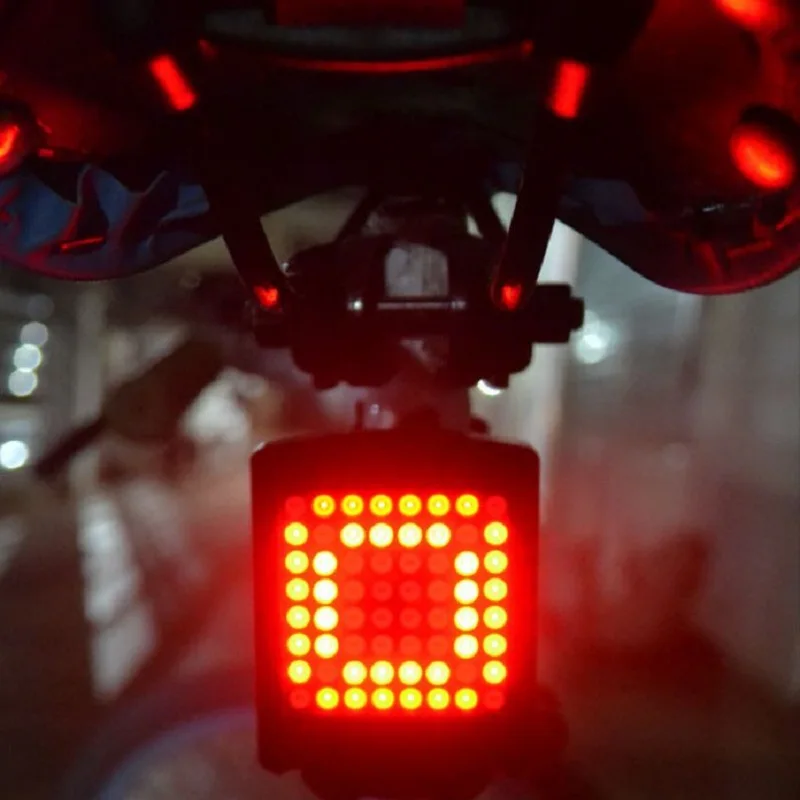 Новый Беспроводной удаленного 64 светодиодный лазерный велосипедный задний