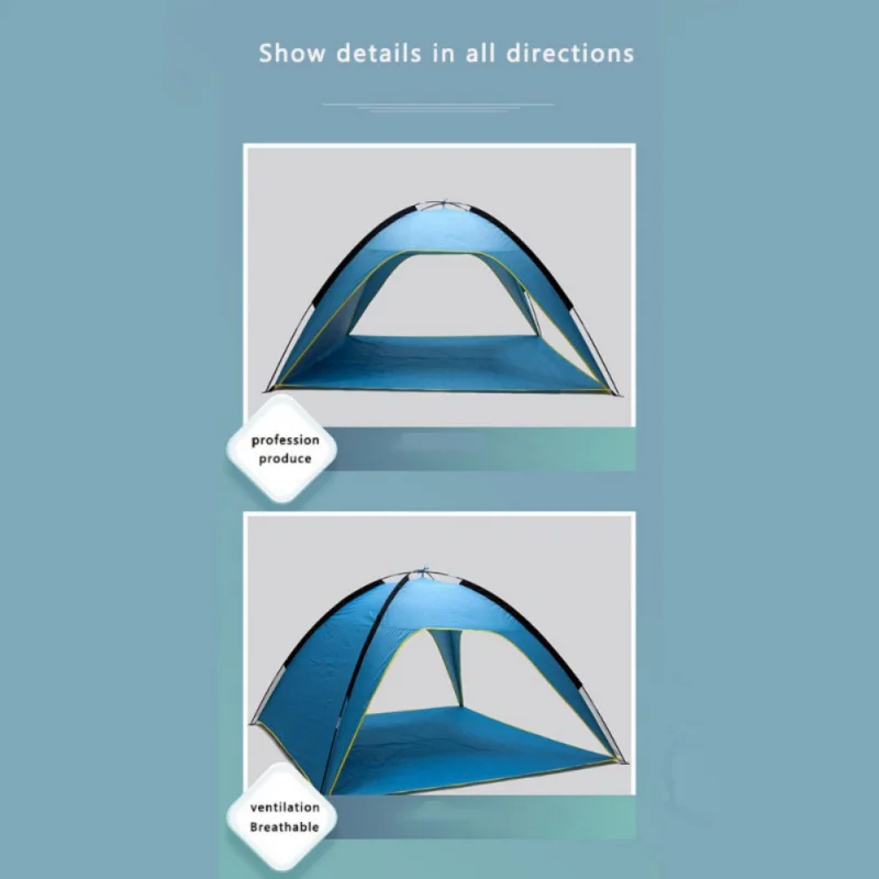 

18pc Sun Shelters Beach Tent Pop Up Tents Sun Shade Awning Camping Outdoor UV Protection Hiking Travel Shelter Multi-function