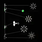 1 группа рыболовных снастей, лески, вертлюги, коннектор, приманка, крючки, рыболовное снаряжение, рыболовные снасти