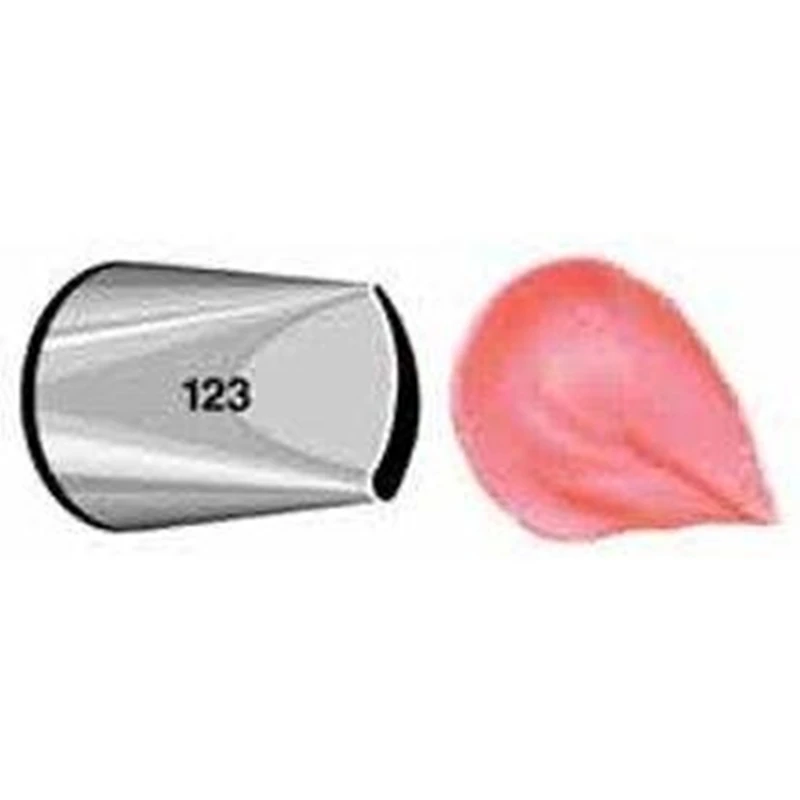 Насадки для лепестков #123 насадка глазури трубопроводная высокого качества