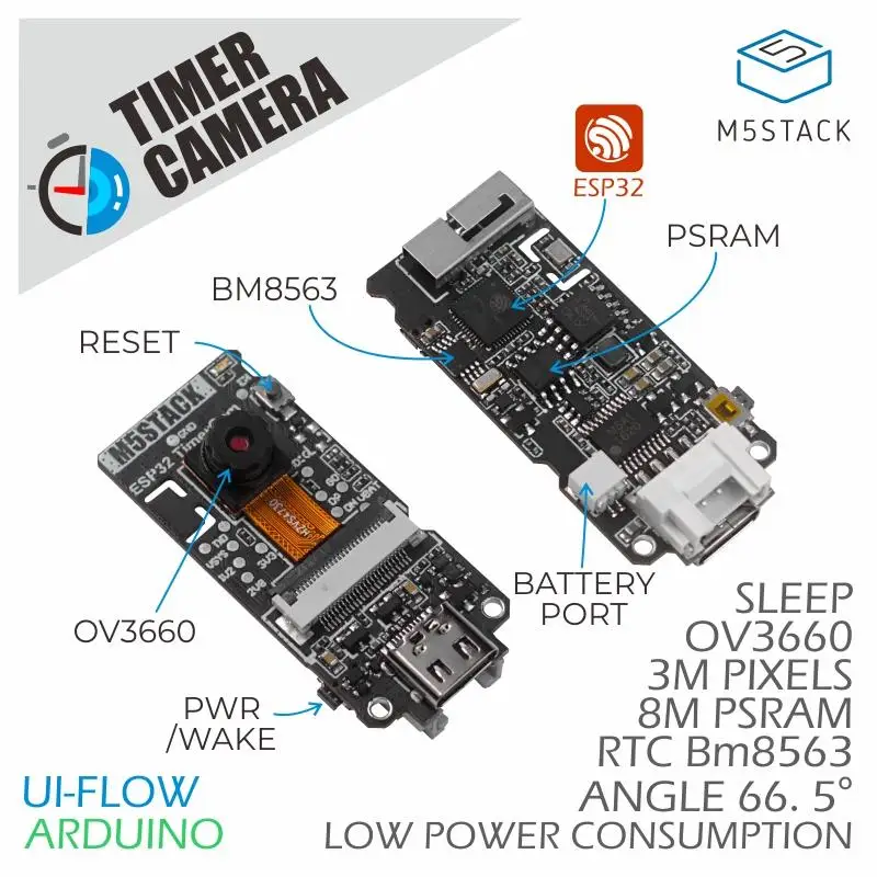 M5Stack официальная камера с таймером ESP32 PSRAM (OV3660) | Компьютеры и офис