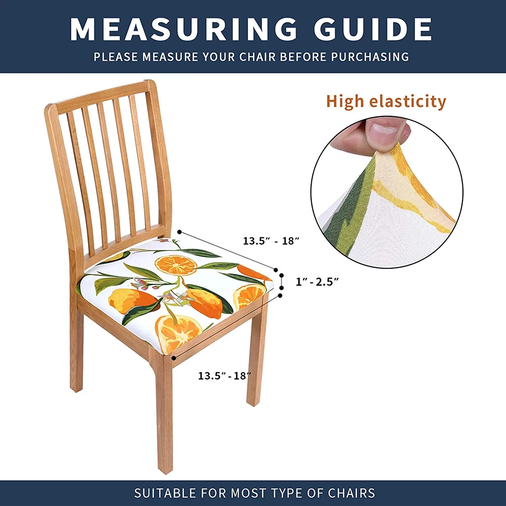 Чехлы на стулья стрейч с принтом мягкий чехол для обеденного стула эластичной