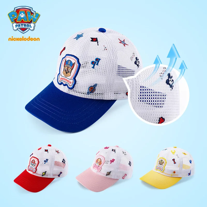 

Paw Patrol Cartoon Character Outdoor Sports Toy Hat Cute Comfortable Baseball Cap Sunscreen Mesh Cap Children's Party Gifts Toys