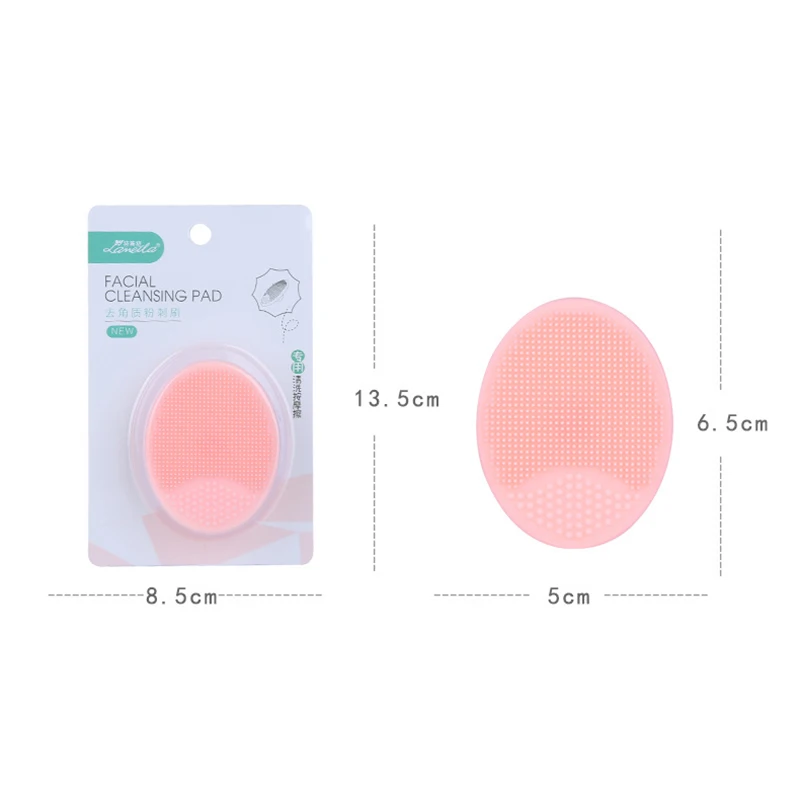 Очищающая силиконовая щетка для лица очищающая пор кожи скраб массажа новые