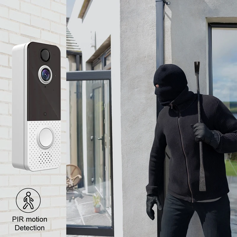 EKEN T8 IP67 Weatherproof Smart Video Doorbell Camera WIFI 1080P Visual Intercom Night Vision IP Door Bell PIR Wireless Cameras |
