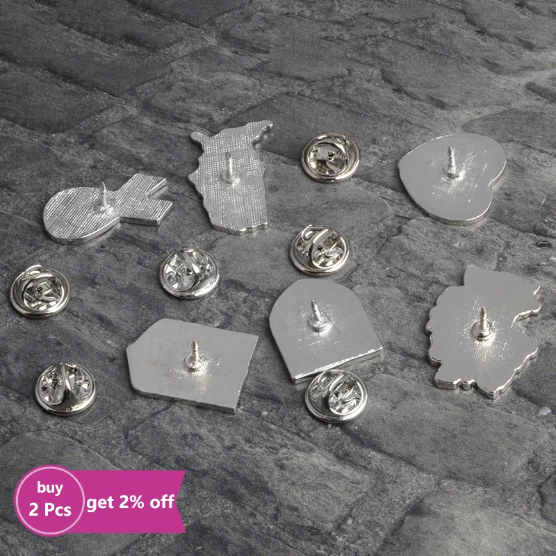 Булавка в виде Государственного флага России Италии США Германии значки на