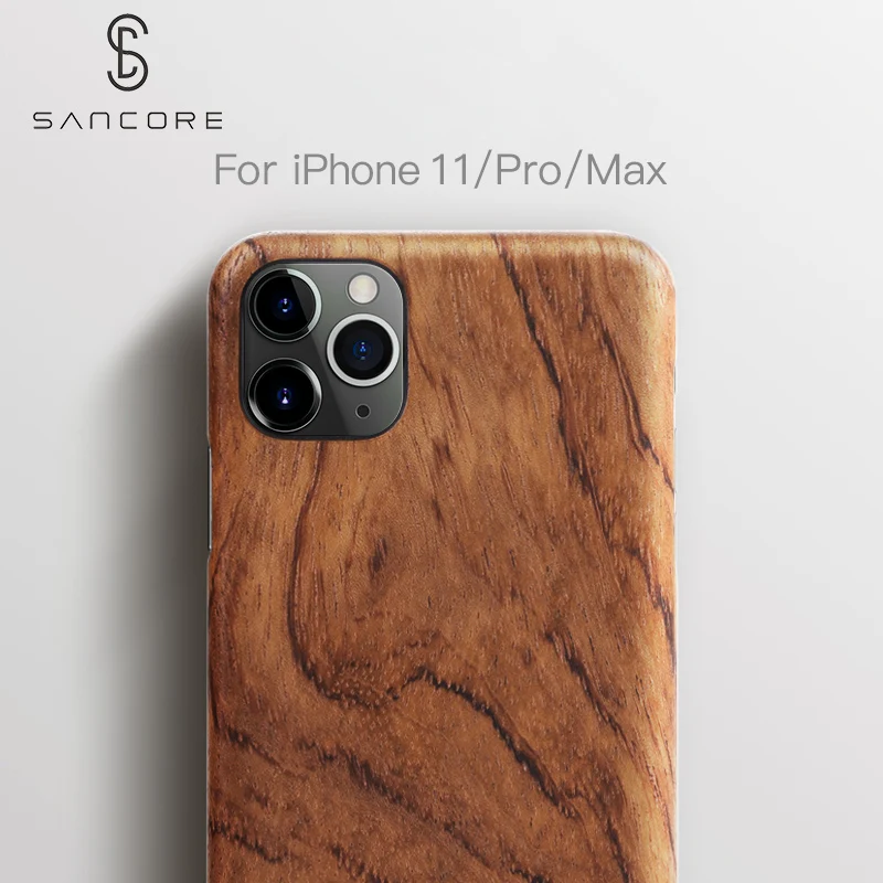 SanCore iPhone 12/11 Pro Max чехол 5G 12 мини Дерево палисандр натуральный роскошный деревянный