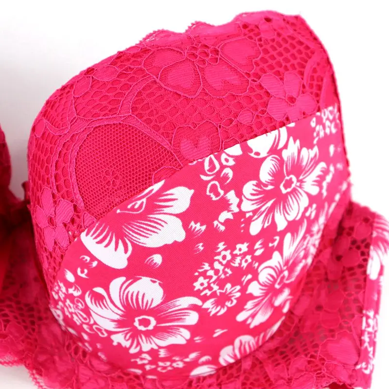 Plusgalpret пуш-ап кружево с цветочным мотивом принтом бюстгальтер нижнее белье