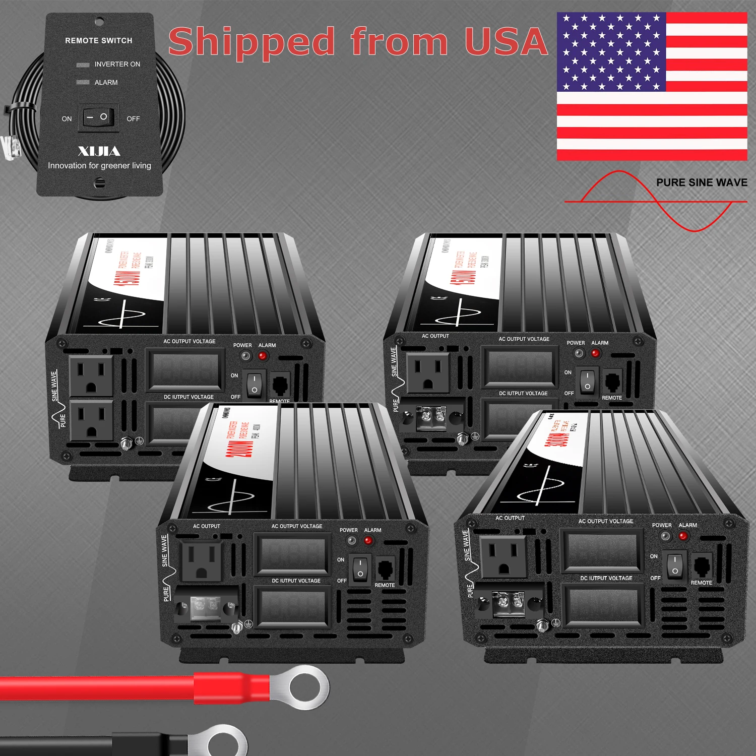 автомобильный инвектор синусоидальный инвертор солнечной энергии
