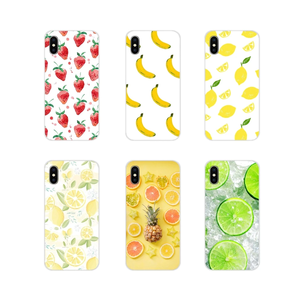 Силиконовый чехол для Huawei Nova 2 3 2i 3i Y6 Y7 Y9 Prime Pro GR3 GR5 2017 2018 2019 Y5II Y6II Фрукты Банан Арбуз