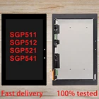 ЖК-экран для планшета Sony Xperia Z2, сенсорный экран с цифровым преобразователем и стеклянной панелью в сборе для Sony Xperia Z2, SGP511, SGP512, SGP521, SGP541