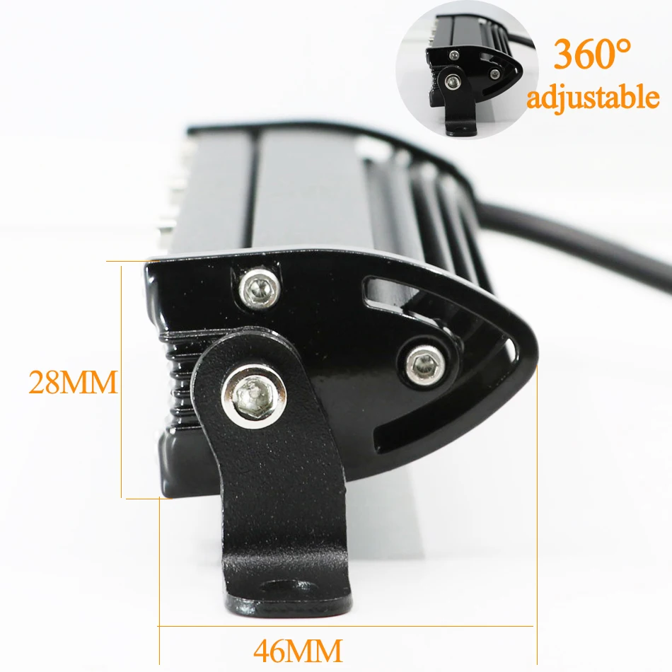 YAMYFF 7 Inch 12V LED Work Car Light Bar Spotlight Flood Lamp Driving Fog Offroad for Ford Toyota SUV 4WD Beams | Автомобили и
