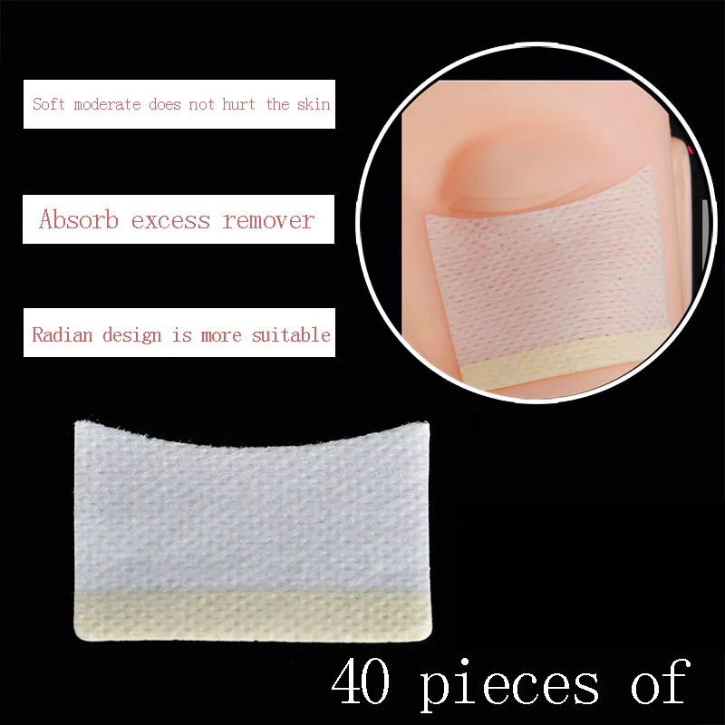 40 шт. приспособление для удаления ресниц инструмент прокладка изолятор