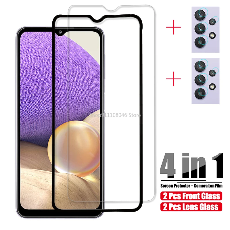 

Camera Len Protective Glass For Samsung Galaxy A32 5G Glass Screen Protector On For Samsung A32 Tempered Film SM-A325 SM-A326
