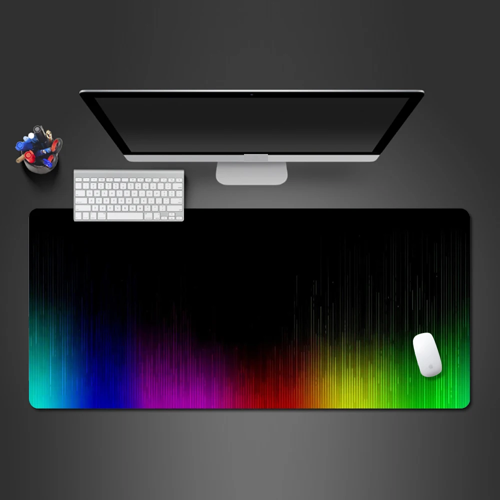 Лидер продаж цветной коврик для мыши игр большой размер XXl мультяшный резиновый