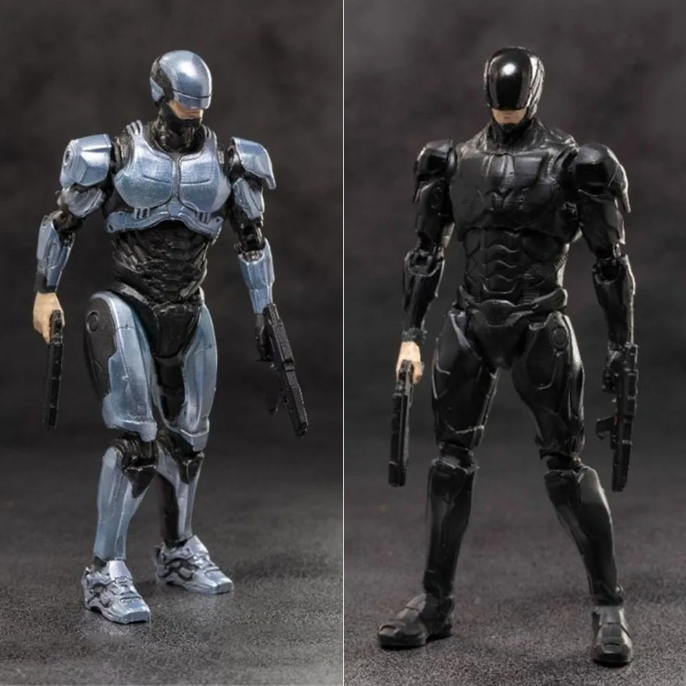 

HIYAToys 1/18 Scale 10cm Robot Police Figure Model LR0083/LR0085 Mini Soldier Action Figure Toys for Fans Collection