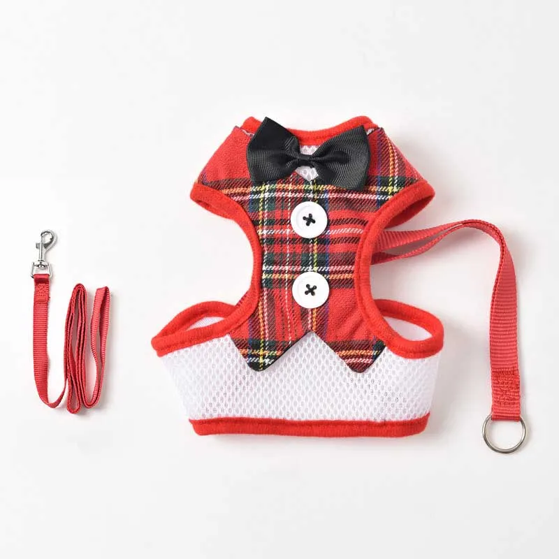 Breathable Dog Harness Small Pet Dogs Leash Set Puppy Cat Vest Lead Collar for Chihuahua Pug Bulldog Arnes Perro | Дом и сад