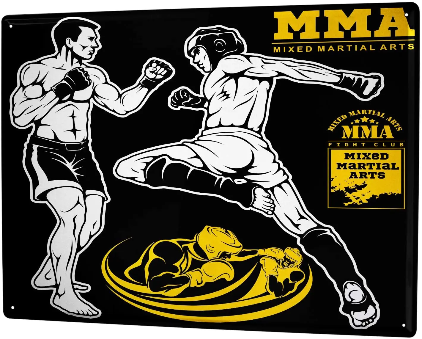 

SINCE 2004 Metal Shield Retro Mixed Martial Arts MMA