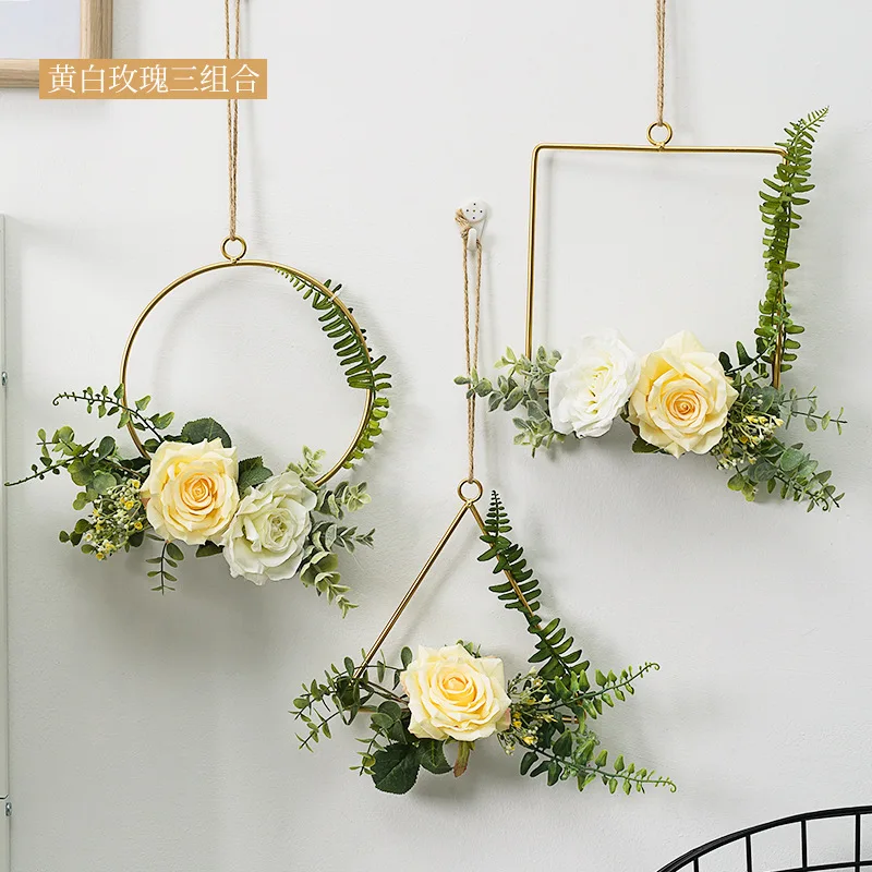 Аксессуары для украшения дома скандинавская настенная подвеска железная